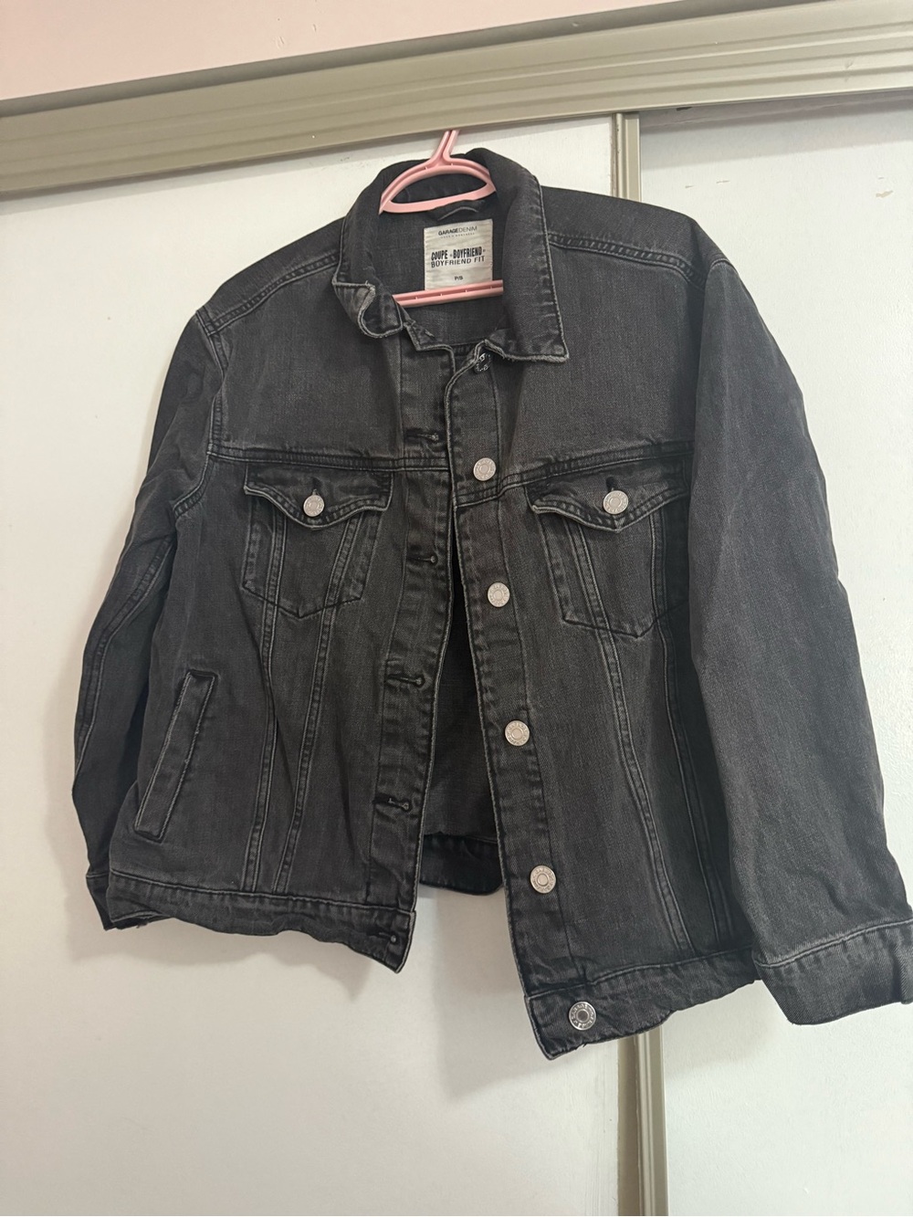 Garage Black Denim Jean Jacket
